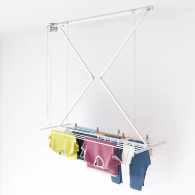Obrázek produktu pro Stropní věšák na prádlo Foxydry Mini 128 cm šetří místo bílý