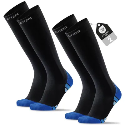 Produktbild von Kompressionsstrümpfe Damen Herren 2 Paar Gepolstert Blau Größe 35-46