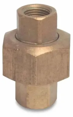 Immagine prodotto di Raccordo Ottone 1/2" Femmina-Femmina, Conico