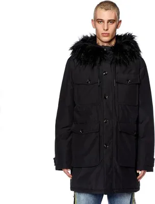 Image de Diesel Jorgy Blouson Noir 50 Hommes Noir 50