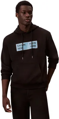 Produktbild von Calvin Klein Herren Hoodie Terry Box Graphic Regular Fit, Schwarz (Black), S