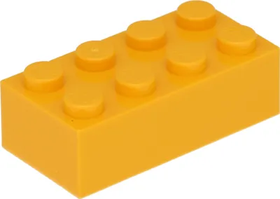 Obrázek produktu pro 100 kostek LEGO 2x4, velmi světle oranžové