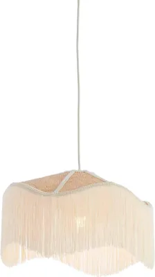 Produktbild von Light & Living - Hängeleuchte Tiffany - Weiß - Ø40x26cm Hängelampe - Esstischlampe - Wohnzimmerlampe - Schlafzimmerlampe - Wohnzimmer