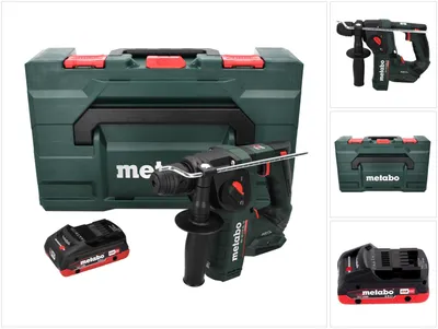 Produktbild von Metabo BH 18 LTX BL 16 Akku Bohrhammer 18 V 1.3 J SDS-plus Brushless + 1x Akku 4,0 Ah + MetaBOX - ohne Ladegerät