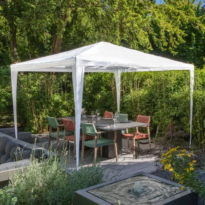 Produktbild von Pavillon 3x3m ohne Seitenwände weiß