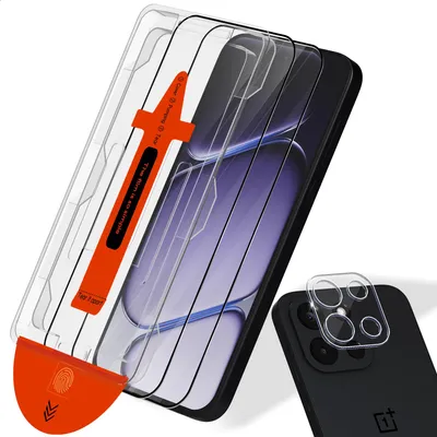Obrázok produktu pre 2-balenie OnePlus Nord 6 Ochranné sklo na displej & 1-balenie ochrana objektívu - Tvrdené sklo | [Automatická inštalácia] - Bez bublín