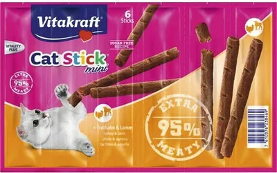 Produktbild von Vitakraft Cat Stick, Lamm, Truthahn, 36 g