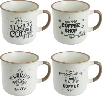 Produktbild von Kaffeebecher Kaffecup 300ml 4er Set