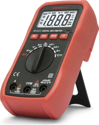 Produktbild von Kompaktes digitales Multimeter mit NCV-Erkennung, automatischer Hintergrundbeleuchtung und Datenspeicherung [25211]
