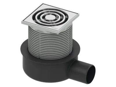 Produktbild von TECE Drainpoint S 50 Ablaufset waagerecht, superflach - 3601050
