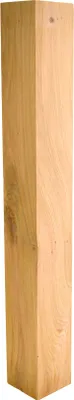 Produktbild von Hilwood Holzpfosten Eckpfosten Pfosten Zaunpfahl Kantholz Eiche 9 x 9 cm, 200 cm lang, 5er Set