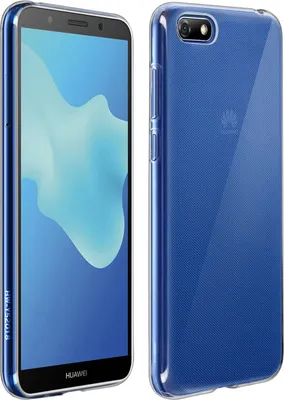 Produktbild von Avizar, Flexible Silikon-Schutzhülle (Backcover) für Huawei Y5 2018, Transparent