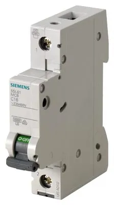 Image de 5SL6102-6 Disjoncteur de protection de ligne 2 A (5SL61026)