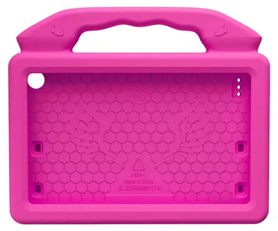 Obrázek produktu pro Lehké, nárazuvzdorné pouzdro na tablet vhodné pro děti, s rukojetí a stojánkem, kompatibilní s Kindle Fire HD7 (modely 2015, 2017, 2019), růžově červené
