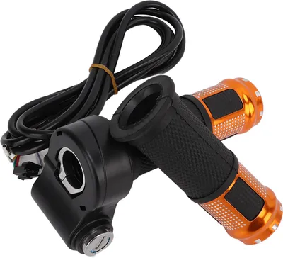Obrázek produktu pro Alomejor 1 pár rukojeti plynu, palec plynu univerzální 23 Mm / 0.9 palce elektrické kolo, elektrický skútr (Gold)