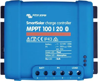 Produktbild von Victron Smartsolar MPPT 100/20-48 20A 12V 24V 48V Solar Laderegler
