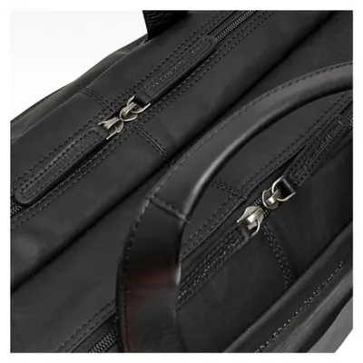 Produktbild von Leder Laptoptasche Schwarz Ryan