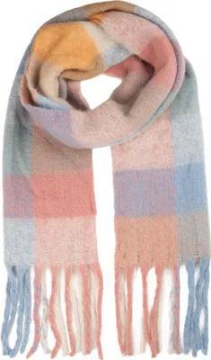 Produktbild von Clayre & Eef Winterschal Damen 38x200 cm Rosa Textil