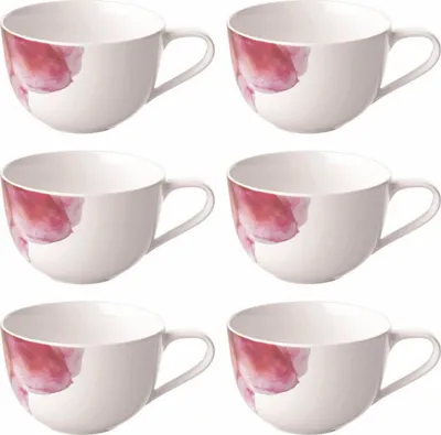Produktbild von Villeroy & Boch Rose Garden Frühstücksobertasse 6er Set 300ml