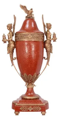 Image de Casa Padrino Vase de luxe en porcelaine baroque avec couvercle - Edition limitée
