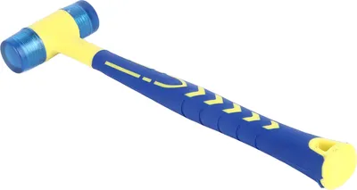 Produktbild von 25mm weicher Gummihammer Abnehmbarer Doppelkopfhammer für Bodenbelag Fliesen Tür Fenster Installation