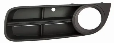 Produktbild von ABAKUS Lüftungsgitter Grill Stoßfänger für SKODA Fabia II Schrägheck (542) mit Loch/Löchern für Nebellampen Schwarz