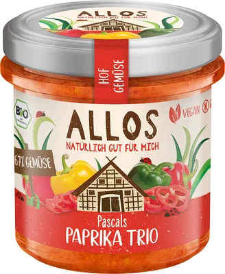 Obrázok produktu pre Allos 384201, Zeleninová paštéta, 135 g, Nemecko, 230 kcal, 954 kJ, 17,7 g