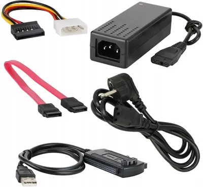 Produktbild von TG63000 Adapter USB IDE 3,5 2,5 SATA ATA ZASILACZ MOLEX do dysków zgrywanie danych