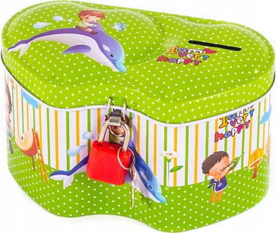 Produktbild von Metall Spardose Hase mit Schloss - Süßes Kaninchen Design - Ideal für Kinder 13cm