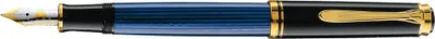 Zdjęcie produktu dla Pelikan Souverän M 800, Czarny, Niebieski, Złoto, Niebieski, Złoto, 1 szt.