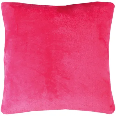 Obrázok produktu pre Poťah na vankúš 50x50 cm, ružový, 1 kus, bez výplne, jemný poťah na vankúš so zipsom, s jemnou textúrou ako kašmír, 100% polyester, možné prať pri 30°C
