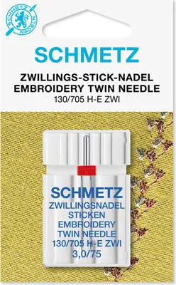 Immagine prodotto di Aghi da ricamo 130/705 H-E ZWI NE 3,0 SMS 75 EMBROIDERY