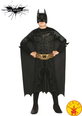 Obrázok produktu pre Rubies 881286, Maškarný kostým, Detské, Samec, Superhrdina, Batman: Dark Knight Trilogy, Čierna