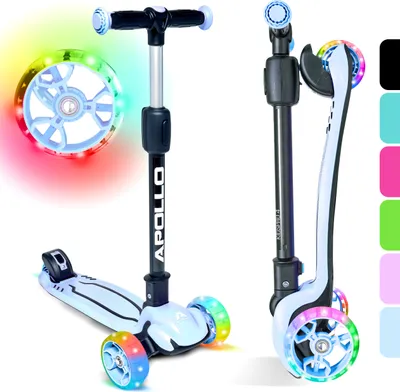 Produktbild von Kinderroller - KidsPro4 LED - Blau - Kinderscooter - von Apollo