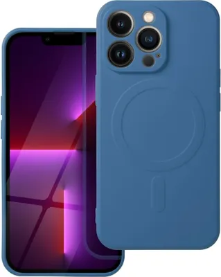 Obrázek produktu pro Pouzdro vhodné pro iPhone 17 AIR Silicone Mag Cover kompatibilní s MagSafe, modré