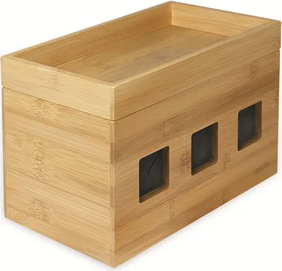 Obrázok produktu pre Logilink Kabelbox Bambus 255x140x165mm
