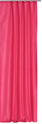 Produktbild von Vorhang pink Kräuselband halbtransparent Wildseiden Optik 140x245 cm