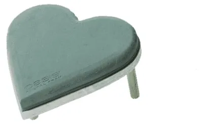 Produktbild von 2 Stück OASIS® ECObase® Herz, 29 x 30 x 4,5 cm – Frischblumen-Steckschaum