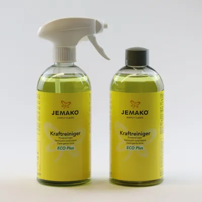 Produktbild von Jemako Kraftreiniger - hochwirksamer vielseitiger Allzweckreiniger, kraftvoll gegen Schmutz und Fett (2 x 500ml inkl. Schaumpumpe)