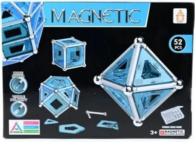 Zdjęcie produktu dla Klocki magnetyczne 52szt B2784306 65246