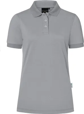 Produktbild von KARLOWSKY Workwear Damen Poloshirt MODERN-FLAIR Modern-Fit Platingrau M