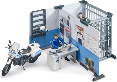 Image de bruder bworld 62732 Poste de police Set de figurines de jeu