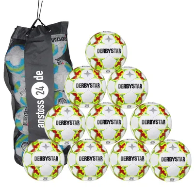 Produktbild von Ballset DERBYSTAR Trainingsball - APUS TT Futsal inkl. Ballsack 10 Bälle