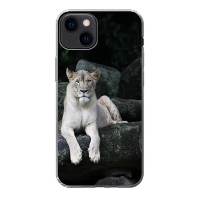 Produktbild von MuchoWow® Handyhülle Schutzhülle Hülle für iPhone 13 Löwe - Wilde Tiere - Porträt Silikon Softcase Handy Hülle - Karteninhaber