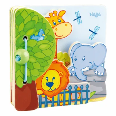 Produktbild von HABA 300129 300129-Zoo Babybuch Zoofreunde, Kleinkindspielzeug