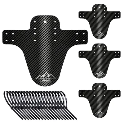 Produktbild von MTB Schutzbleche 2 Stück Mountainbike Spritzschutz Silber 1mm dick