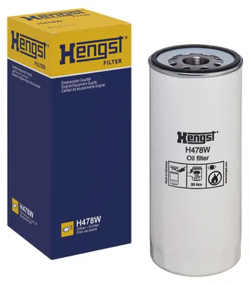 Produktbild von Ölfilter anschraubbar 261 mm HENGST FILTER für u.a. MASSEY FERGUSON