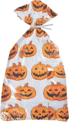 Productafbeelding van Halloween-spinnen decoratie voor feestjes, snoepzakjes, griezeldecoratie, cadeau-idee voor volwassenen, kleur: oranje