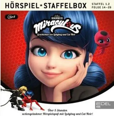 Produktbild von Miraculous-Staffel 1.2,Folge 14-26-HSP Staffelbox