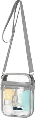 Produktbild von Kleine graue PVC-Schoudertas, wasserdicht, verstellbar